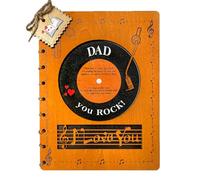 Anniversary Card, Gift For Her In Birthday, Anniversary Card For Her Or Him, Happy Birthday Cards For Wife, Husband, Mother's Day Card, Dad Record Wooden Anniversary Cards 6x8 in For Valentine Day