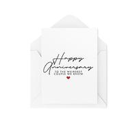 Anniversary Cards - To the Weirdest Couple We Know - Cards for Partners - Couple Cards - Wedding Anniversary Cards - CBH1758