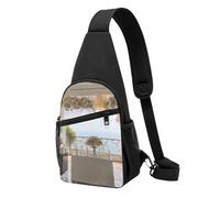 Anniversary Decor Printed Sling Backpacks Casual Crossbody Shoulder Bag Chest Pack for Men Women