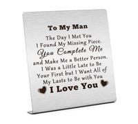 Anniversary Desk Decor for Husband To My Man Gift Anniversary Birthday Gifts for Boyfriend Husband Gifts Appreciation Desk Decor Engagement Wedding Gifts Valentine's Day Birthday Gifts for Men