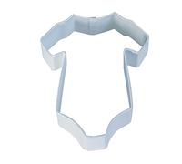 Anniversary House Baby's Onesie Poly-Resin Coated Cookie Cutter White
