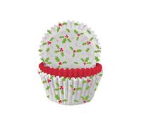 Anniversary House Holly Muffin & Cupcake Cases (Pack of 75) in Off-White Anniversary House Off-White