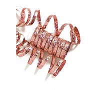 Anniversary House Holographic Foil Streamers, Rose Gold, 1.9m per coil, Foil Streamer for Parties, Birthday Decorations, Party Table Decorations, Double Sided, Pack of 1 (10 coils per pack) M298