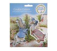 Anniversary House K0006/PR Peter Rabbit Poly-Resin Coated Cookie Cutter Set, Polyresin Steel