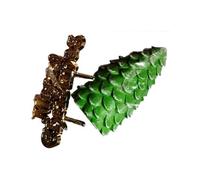 Anniversary House Merry Christmas Tree Cake Decoration Gold/green (One Size)