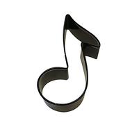 Anniversary House Music Note Poly-Resin Coated Cookie Cutter Black, Polyresin Steel, 8.9cm (3.5"), 000RM-1356/K