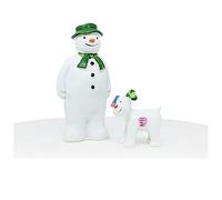 Anniversary House Official The Snowman™ holding The Snowdog Cake Topper 2-Piece Set, Sturdy Resin Material, Reusable Christmas Cake Decorations, Festive Luxury Boxed Giftable Keepsake, BX188