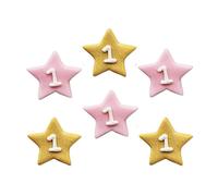 Anniversary House One Little Star Girl Sugarcraft Toppers, SF531, Pink
