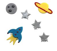 Anniversary House Outer Space Sugarcraft Toppers