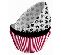 Anniversary House Pirate Muffin And Cupcake Cases (Pack Of 75) White/red/navy (One Size)