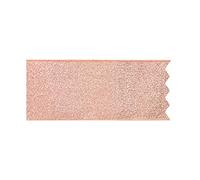 Anniversary House Rose Gold Lamé Cake Ribbon, Pack of 1m, 4cm Wide Ribbon, Birthday Ribbon, Cake Decoration, Also Great for Gift Wrapping, Hair Bows, Wedding, Christmas BU234