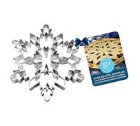 Anniversary House Snowflake with Punch-out Stainless Steel Deluxe Cookie Cutter