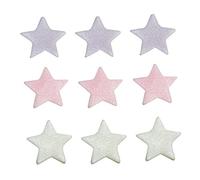 Anniversary House Stars Sugarcraft Toppers Lilac, Pink and White, SF269