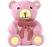 Anniversary House Teddy Bear Cake Topper Pink (One Size)