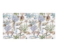 Anniversary House Tiflair Sea Life Treasure Luxury Lunch Napkins | 3 Ply | PJ370019 (Pack of 2)