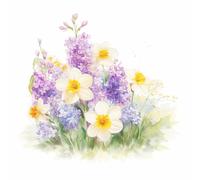 Anniversary House Tiflair Spring Daffodils Lunch Napkins 3 ply PJ381036