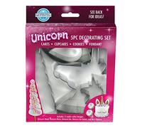 Anniversary House Unicorn Tin-Plated Cake Decorating Cutter Kit