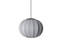 Anniversary Knit-Wit Ø45 Round Pendant Silver Glitter LED