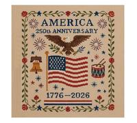 Anniversary of America Cross Stitch Kit DIY Thread Needlework Kit (White House)