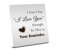 Anniversary Presents Couple Gifts for Him and Her Anniversary Keepsake Sign Love Sign For Her Him I Love You Gift for Husband Wife Wedding Gifts for Couple Engagement Gifts Birthday Gift Ideas