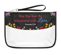 Anniversary Religious Gifts for Women Christian Makeup Bag Wedding Bachelor Party Gift for Friends Sister Daughter Bridal Shower Gifts Clear Cosmetic Bag Marriage Prayer Gift from Mom Toiletry Pouch