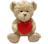 Anniversary Soft Plush Teddy Bear Holding a Red Love Heart