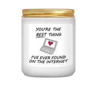Anniversary Valentines Gifts for Her Him Birthday Gift for Wife Saint Valentine's Day Candle for Her Presents for Her Funny Christmas Ideas for Couple Women Wife Girlfriend Fiancée 200g Lavender Scent