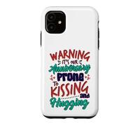 Anniversary Warning Prone to Hugging Kissing Anniversary Case for iPhone 11