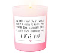 Anniversary Wedding Gifts for Her Him - Lavender Scented Candle, I Love You Gifts for Him Her, Romantic Birthday Gift for Wife, Husband, Girlfriend, Boyfriend, Fiancee, Mothers Day Gift for Mum, Nana