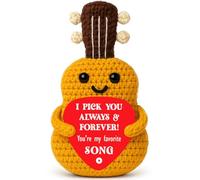 Anniversary Wedding Gifts for Women Men Husband Wife I Love You Christmas Valentine Gifts for Him Her Girlfriend Boyfriend Birthday Halloween Thanksgiving Ideal Crochet Guitar Picks for Guitar Lover