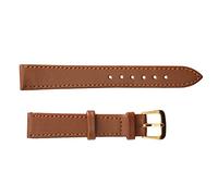 Annjom Watch Strap, Soft Wear- Convenient Pin Buckle Watch Band for Replacement for Professional Use for General Purpose for Watch(16mm brown)
