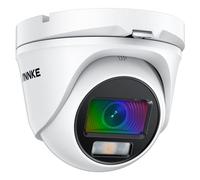 ANNKE 1080P Color Night Vision Security Camera, 4-in-1 AHD/TVI/CVI/CVBS Bullet Wired Turret Camera, f/1.0 Aperture (0.001 Lux), 121° FoV, Active Orientation, IP67