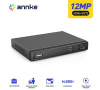 ANNKE 12MP 16CH CCTV POE IP NVR Network Video Recorder for Home Security System