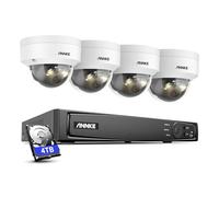 ANNKE 12MP PoE CCTV Camera System, 4x 12MP Security IP C1200 Camera with Spotlight, Human/Vehicle Detection, 100 ft Night Vision, IP67 Waterproof, 8CH NVR CCTV Recorder with 4TB HDD