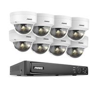 ANNKE 12MP PoE CCTV Camera System, 8x 12MP Security IP C1200 Camera with Spotlight, Human/Vehicle Detection, 100 ft Night Vision, IP67 Waterproof, 8CH NVR CCTV Recorder (HDD Not Included)