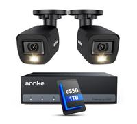 ANNKE 3K Lite 2MP CCTV Camera System 4CH Security DVR with Internal SSD 1TB