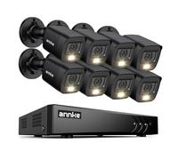 ANNKE 3K Lite Cctv Surveillance System, 16 CH 3K Lite AI DVR Recorder and 8x 2MP Bullet Cameras, Smart Night Visio and Human/Vehicle Detection, Remote Viewing, Waterproof for Outdoor, NO Hard Drive