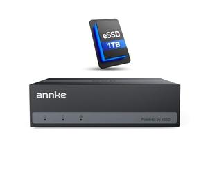 ANNKE 4CH 3K Lite Digital Video Recorder with SSD Internal Solid State Hard Drive 1TB, 4 Channel DVR with AI Human/Vehicle Detection, H.265 Hybrid 5-in-1 Security DVR, Hardware Encryption