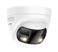 ANNKE 4K Dual-Lens CCTV Security Camera, 180° Wide View, Colour Night Vision 20m Range, 8MP PoE Outdoor Dome Camera, IP67 Waterproof, Two-Way Audio