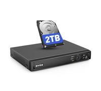 ANNKE 4K PoE NVR, 8 Channel CCTV Camera System with 2TB Hard Drive