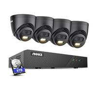 ANNKE 5MP Wired Security Camera System Outdoor, 8CH NVR with 4x 3K PoE Camera, Smart Human/Vehicle Detection, 100ft Night Vision, Remote Access, PoE CCTV Set with 6TB HDD for 24/7 Recording, H.265+