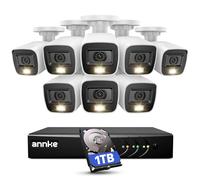 ANNKE 8CH 3K Lite AI DVR with Human/Vehicle Detection, CCTV Security System