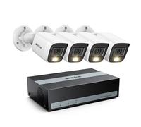 ANNKE 8CH 3K Lite Security CCTV Camera System, AI Human & Vehicle Detection, 5MP Lite DVR with 1TB Hard Drive and 4 x 1920TVL 2MP Home Security Cams, Dual-light with Color Night Vision, IP67