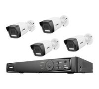 Annke N48PAW+I91DG*4+2T IP CCTV Set, 8-Channel, 4x 12MP Cameras, 2...