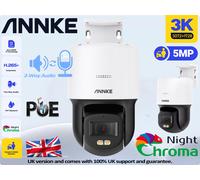 ANNKE PoE 3K Pan /Tilt IP Camera Full Color Night Vision Two-Way Audio H.265+