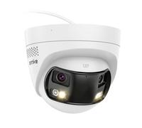 ANNKE PoE Security Camera Outdoor with Dual Lens 180° Filed of View, 8MP IP Surveillance Camera Support Color Night Vision, Person/Vehicle Detection, Two-Way Talk, Built-in SD Card Slot