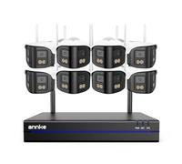 ANNKE Wireless Security Camera System, 16CH 4K NVR with 8 X 4MP Dual-Lens Cameras Wireless, Dual-Band WiFi, Two-Way Talk, Human Detection, 170° Ultra-wide Angle, Plug-and-Play, No Hard Drive