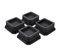 ANNKUT Bed Risers 1 inch Heavy Duty Furniture Risers for Sofa Table and Chair Black 4 Pack