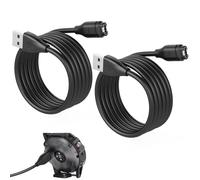 Annlpoy 2 x Charger for Watches, Compatible with Fenix 5/6/7, Forerunner, Vivoactive, Approach, Quatix, Venu, Instinct Models, Pack of 2 USB Charging Cable with Overcurrent Protection