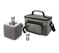 Annmore Carry Bag for Toniebox and Characters, Compatible with Yoto Player and Cards, Holder for Audio Player and Accessories (Grey)